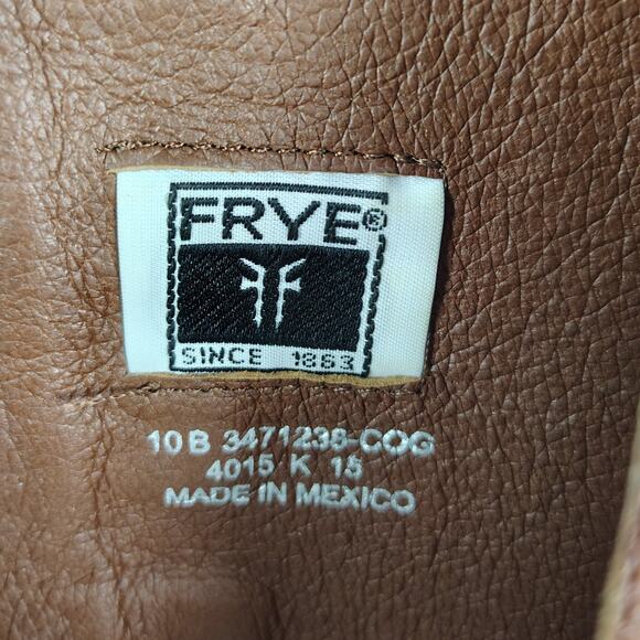 FRYE IZZY Belted Gladiator Distressed Leather Buckles Open Toe Boot Sandals 10 - Picture 11 of 17